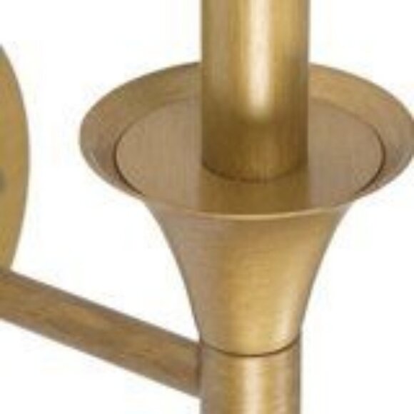 NEW LNC 3-Light Pencil Arm Candle Bathroom Vanity Light Distressed Gold Sconce - Picture 6 of 11